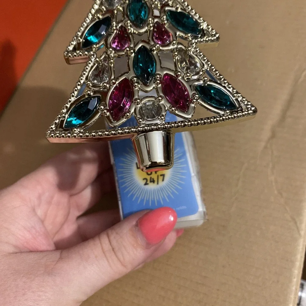 Bath & Body Works Home Fragrance Wallflower‎ Christmas Gem Tree Wall Plug
